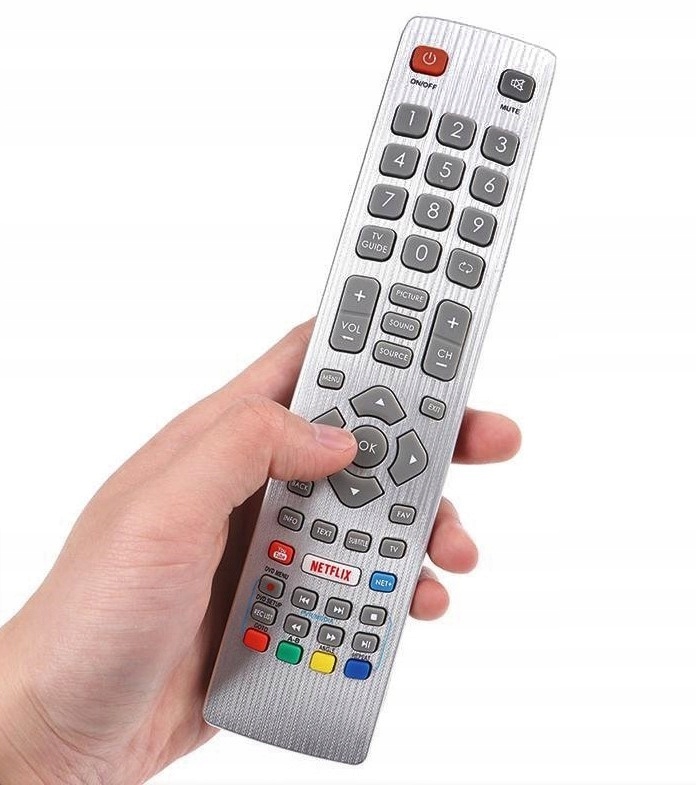 Sharp Aquos Freeview Netflix Smart Ir Silver Dramo Control