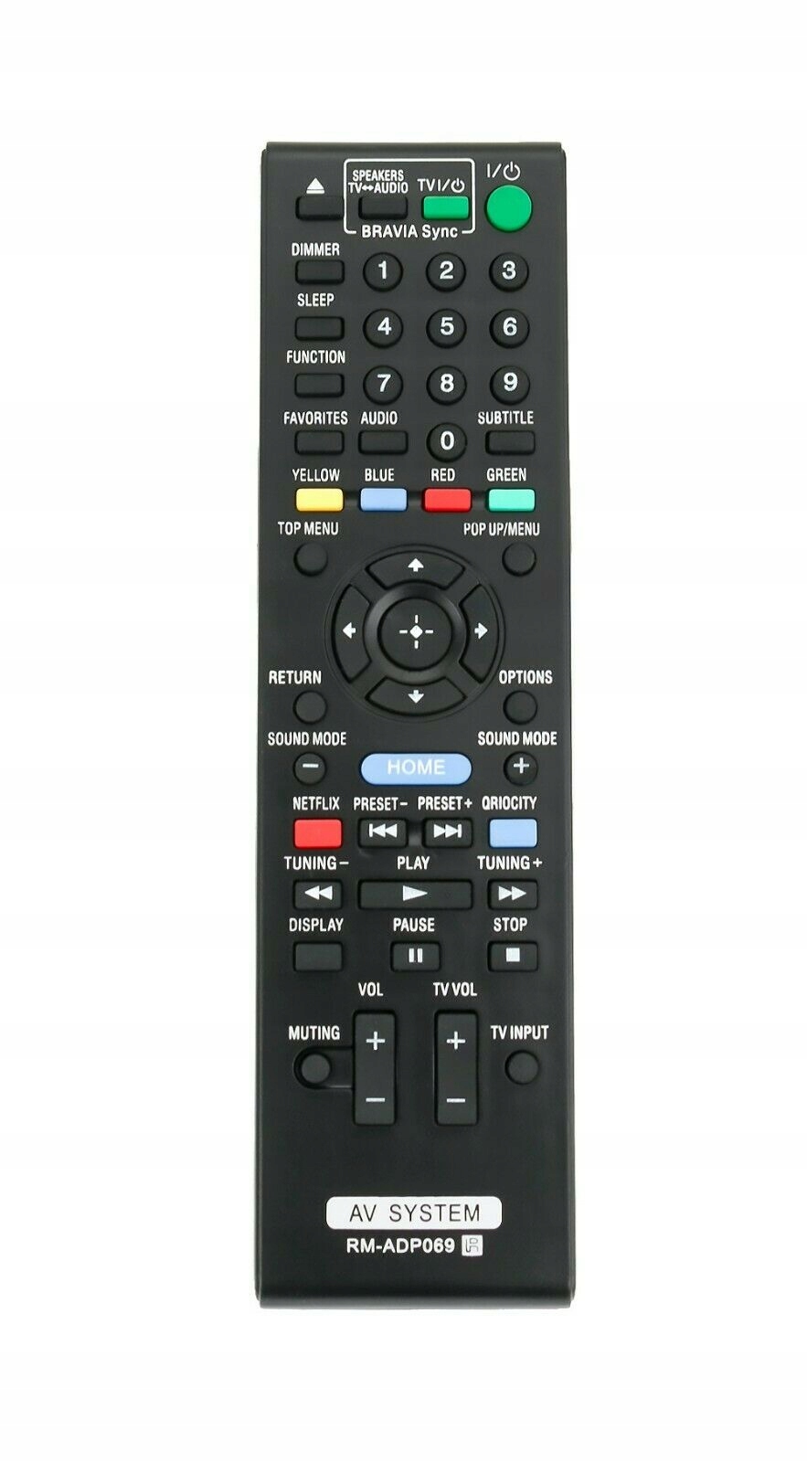 Náhrada pilota DVD DVD Blu-ray Sony RM-ADP069 RM-ADP072 RM-ADP076 BDV-EF -N -T-HBD-BLACK