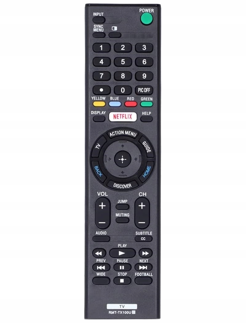 Diaľkové ovládanie pre Sony RMT-TX100U RMT-TX100D Čierna
