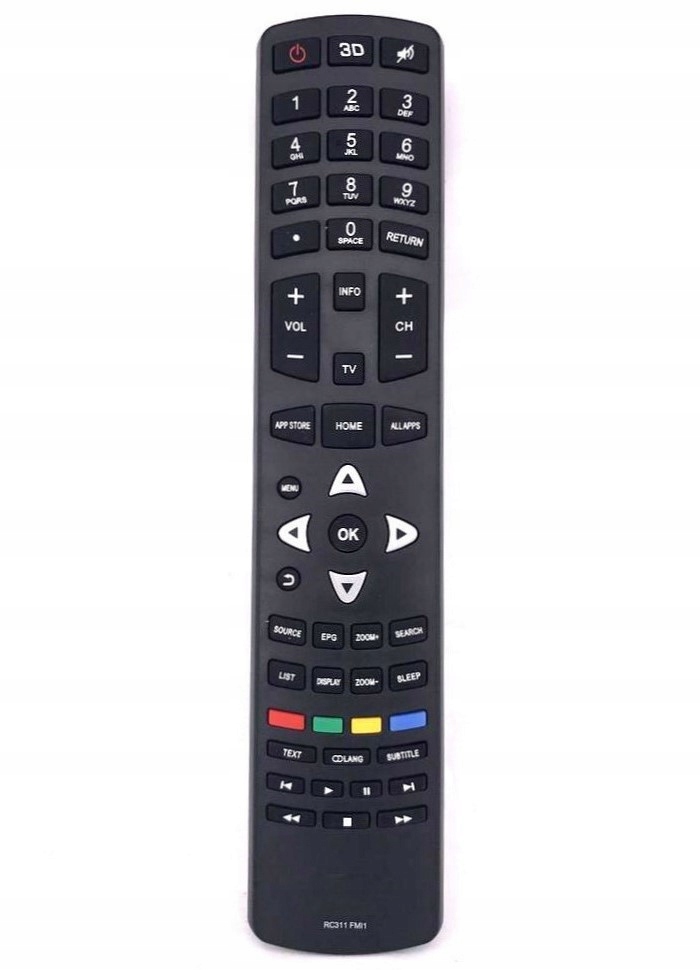 TCL Denka RC311 pilot čierny