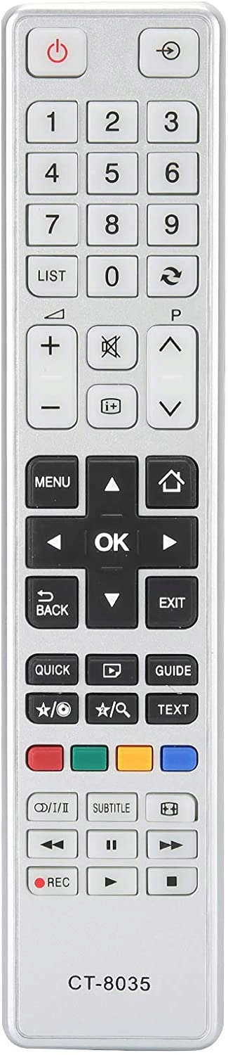 Toshiba CT-8035 diaľkové ovládanie striebra