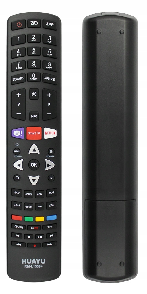Univerzálny pilot Huayu RM-L1330+2 čierny