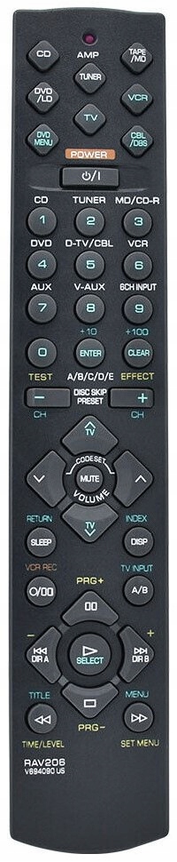 Pilot na Yamaha * RAV206 V694090US * Čierna