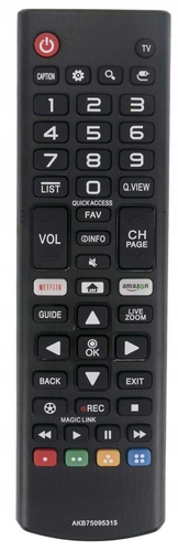 Výmena diaľkového ovládania televízora pre spoločnosť LG Smart