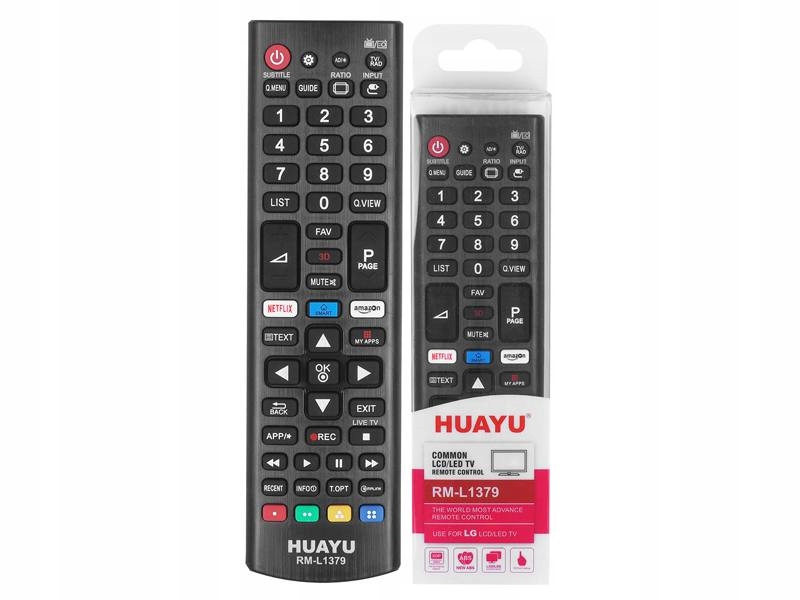 Univerzálny pilot Huayu RM-L1379 čierny