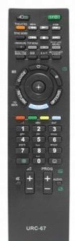 Univerzálny pilot Sony Urc-67 čierny