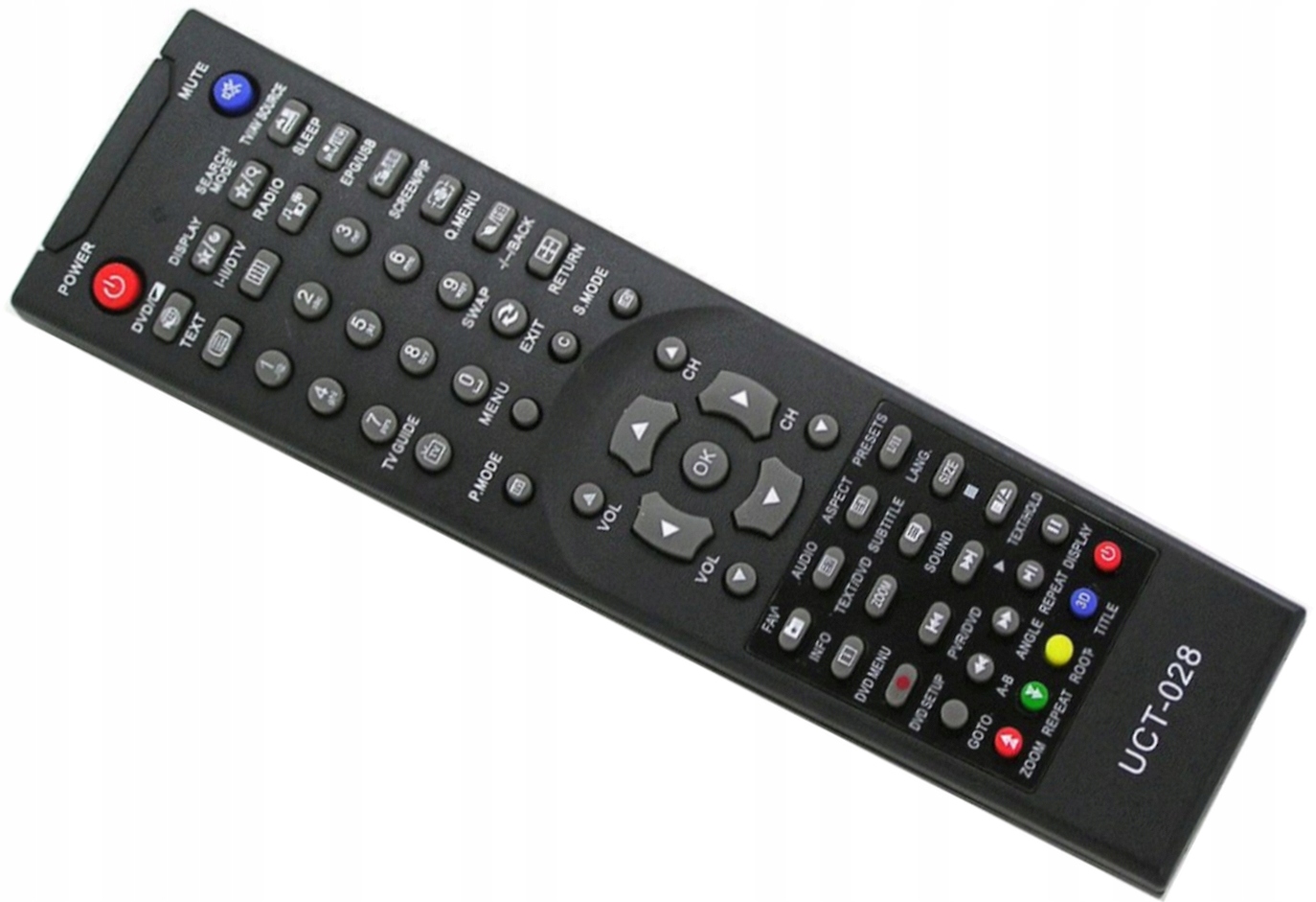 Pilot náhradný televízor LCD Orion 076R0QZ011 076R0NW010 OTAKE TV32TK3 HUNDAI FUNAI Philips JVC Black