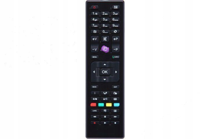 Náhrada pilota LCD LED Hitachi Panasonic Telefunken JVC Hyundai RC4862 RC4870 RC4875 RC4849 BLACK