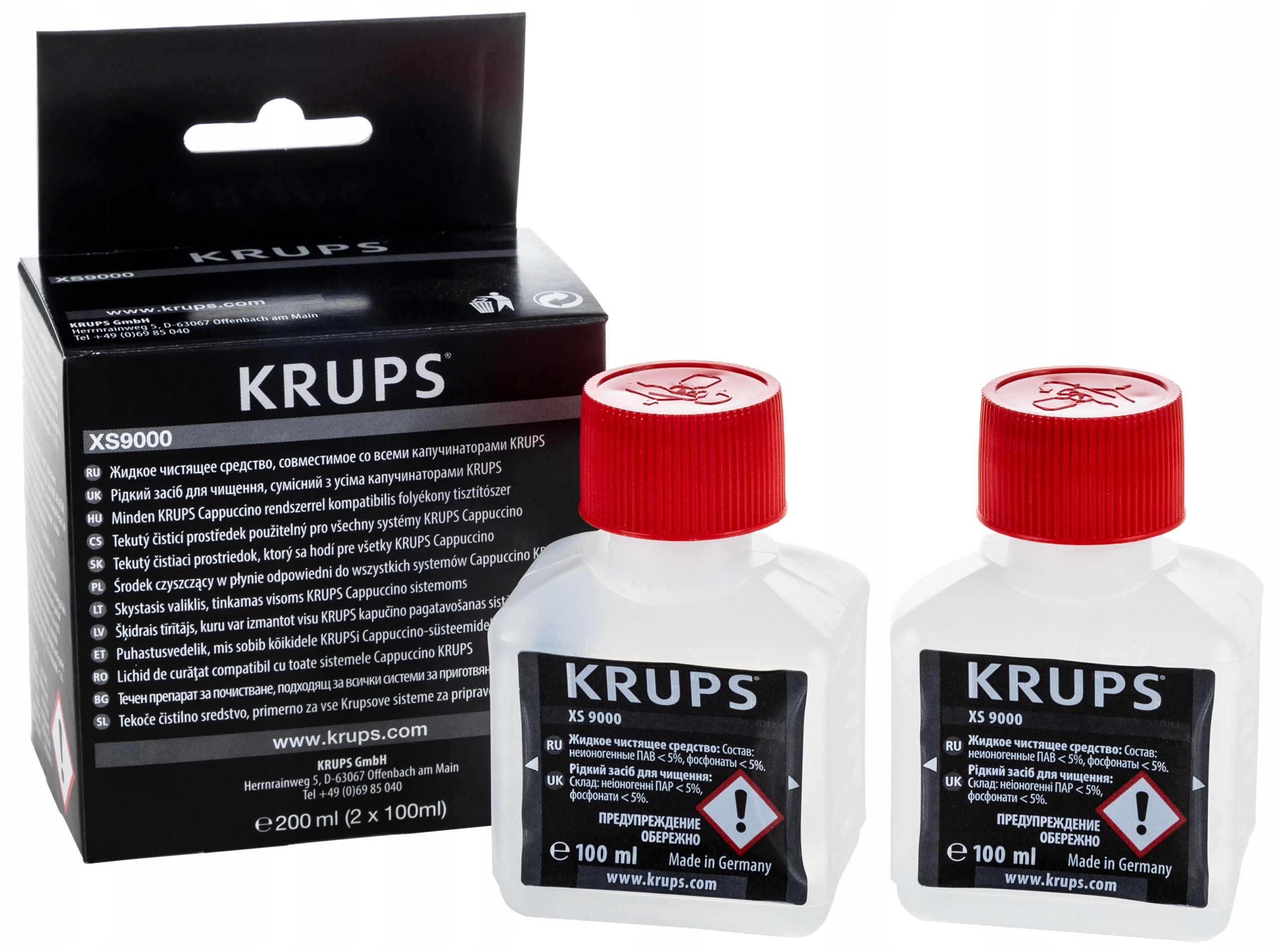 Čistiaca tekutina Krups XS9000 2x100 ml pre EA9000