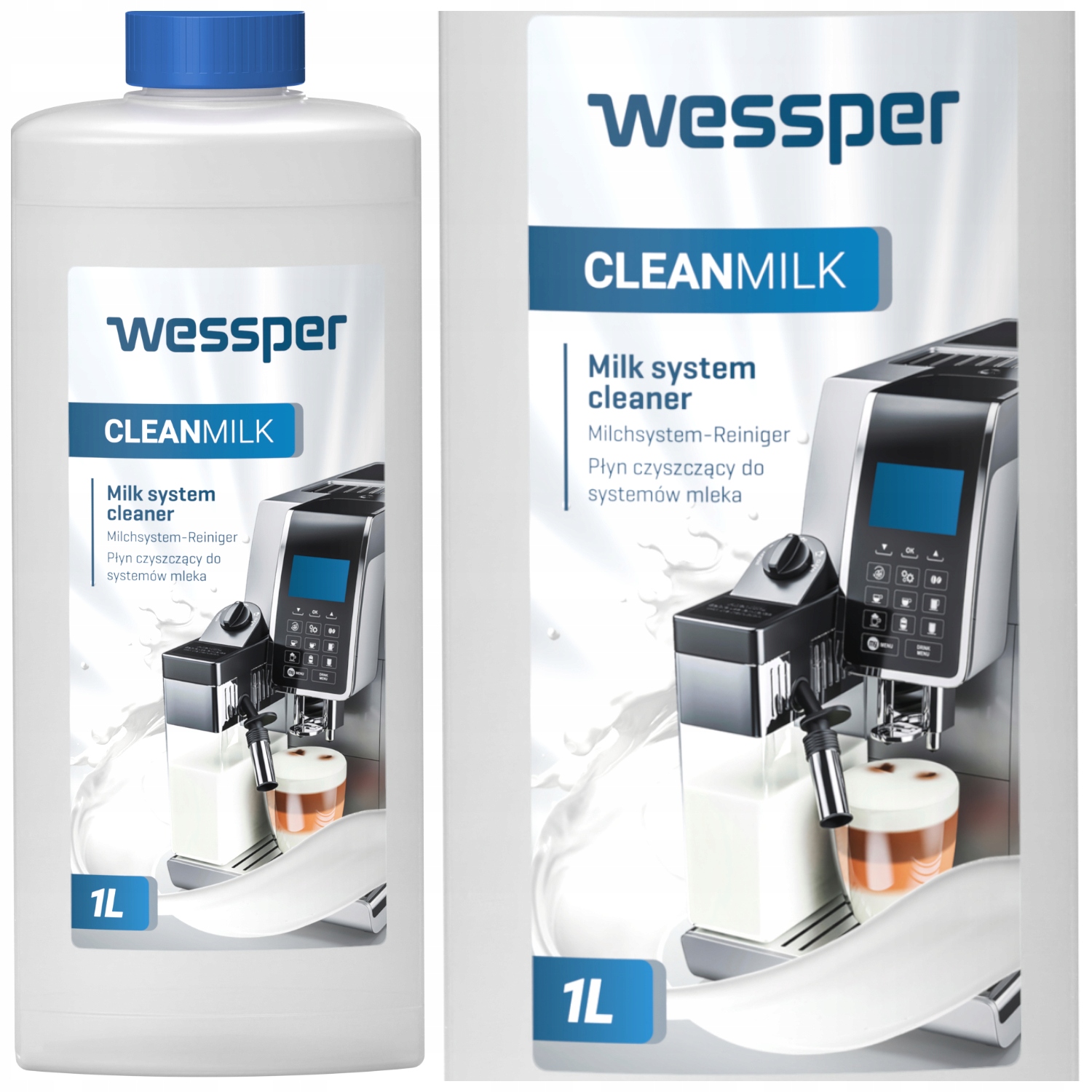 Čistiaca čistiaca kvapalina s obvodom Wesper Cleanmilk
