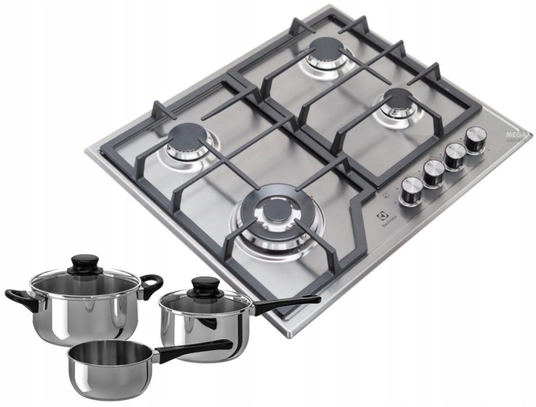 DOSKA GAS ELECTROLUX KGS6436BX POTS +