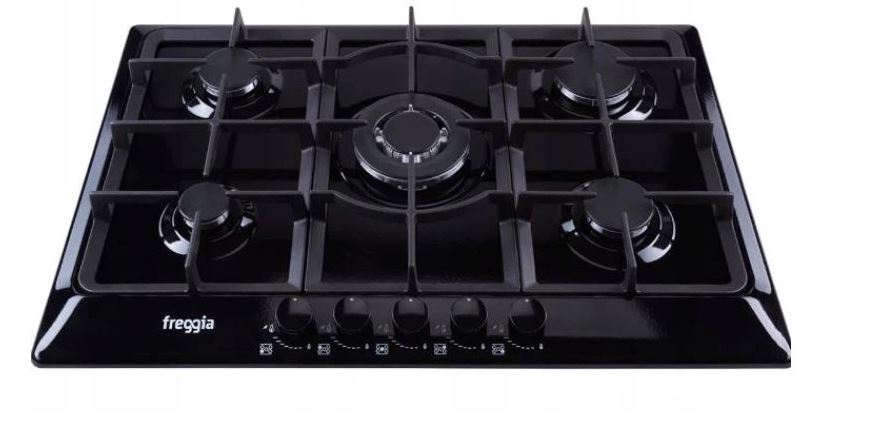 FREGGIA HA750VGTB Gasboard Black 5 Fields 75cm