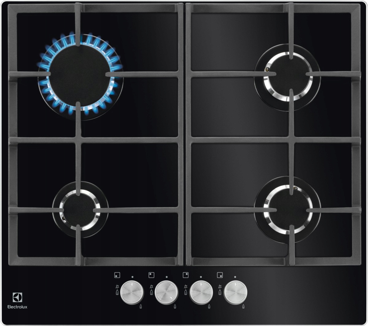 Plynová doska ELECTROLUX EGG6426SK čierne sklo