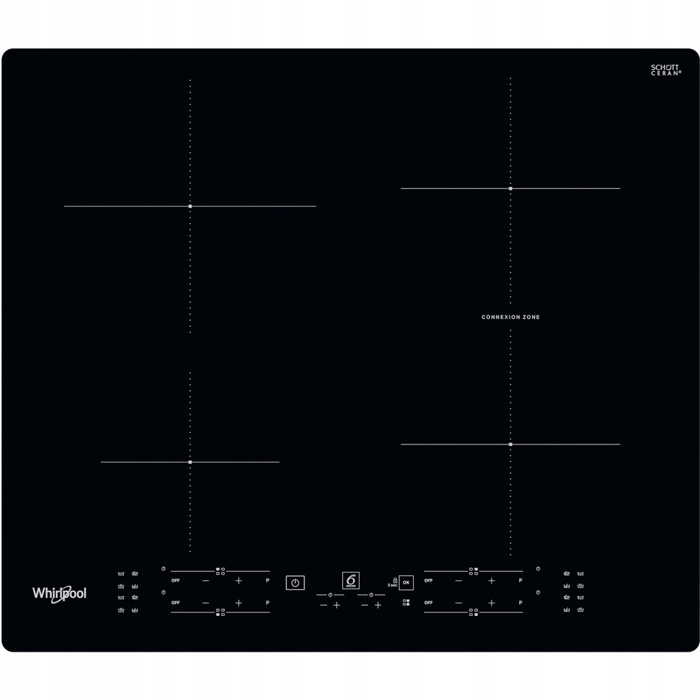 WHIRLPOOL WB B8360 Ne indukčná doska na par