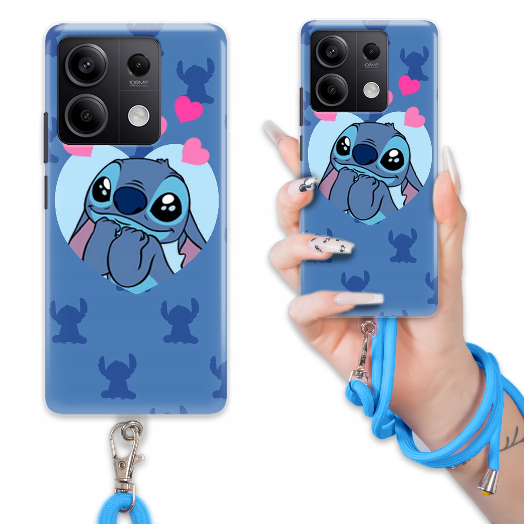 Späť Roztomilé puzdrá pre XIAOMI REDMI NOTE 13 5G Fairy Tale Lilo Stitch viacfarebné rozprávky Lilo a Stitch