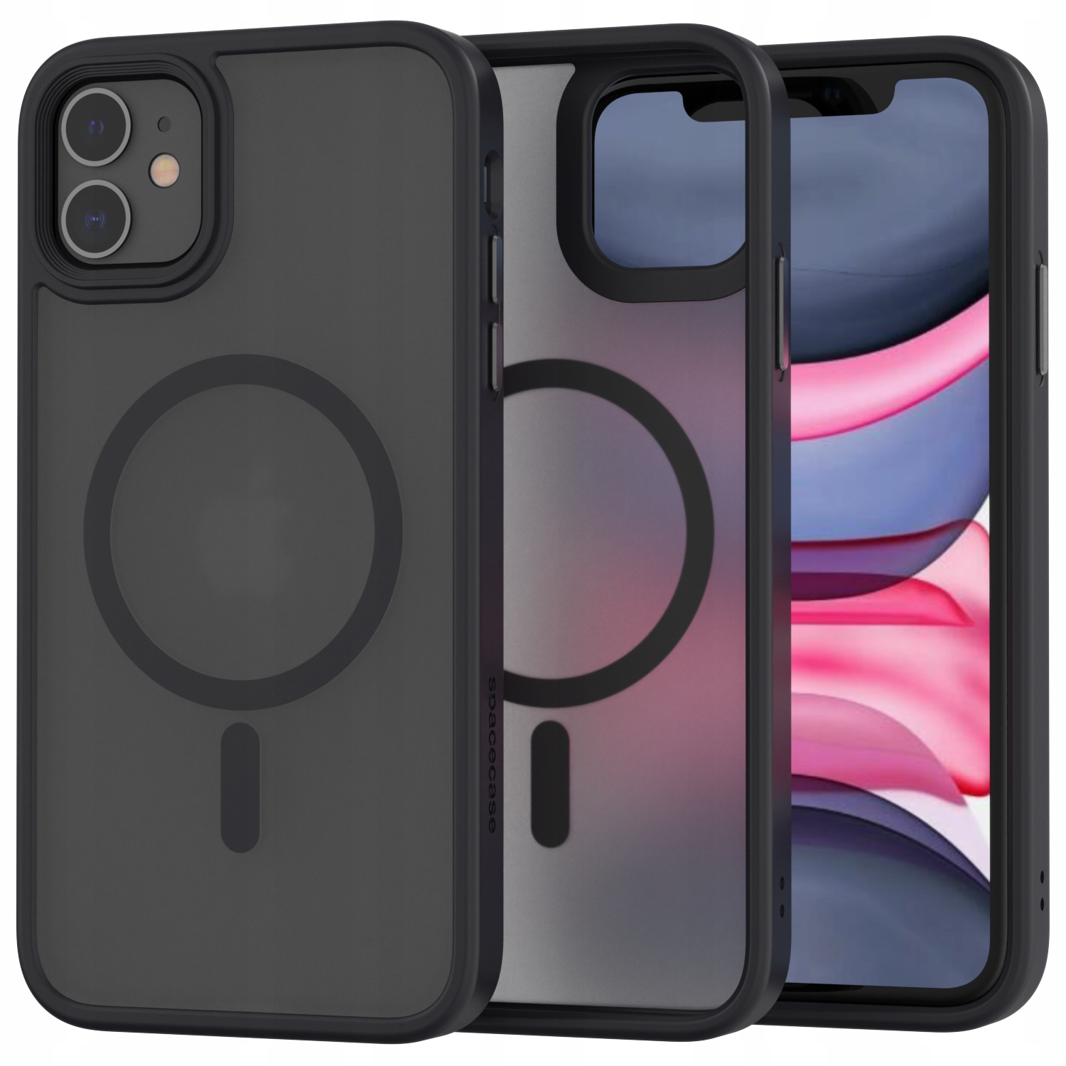 Priestorové zadné puzdro pre Apple iPhone 11 Hybrid Magsafe black