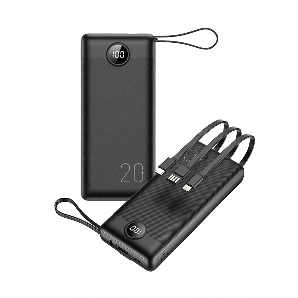 Powerbanka Veger 20000 mAh čierna