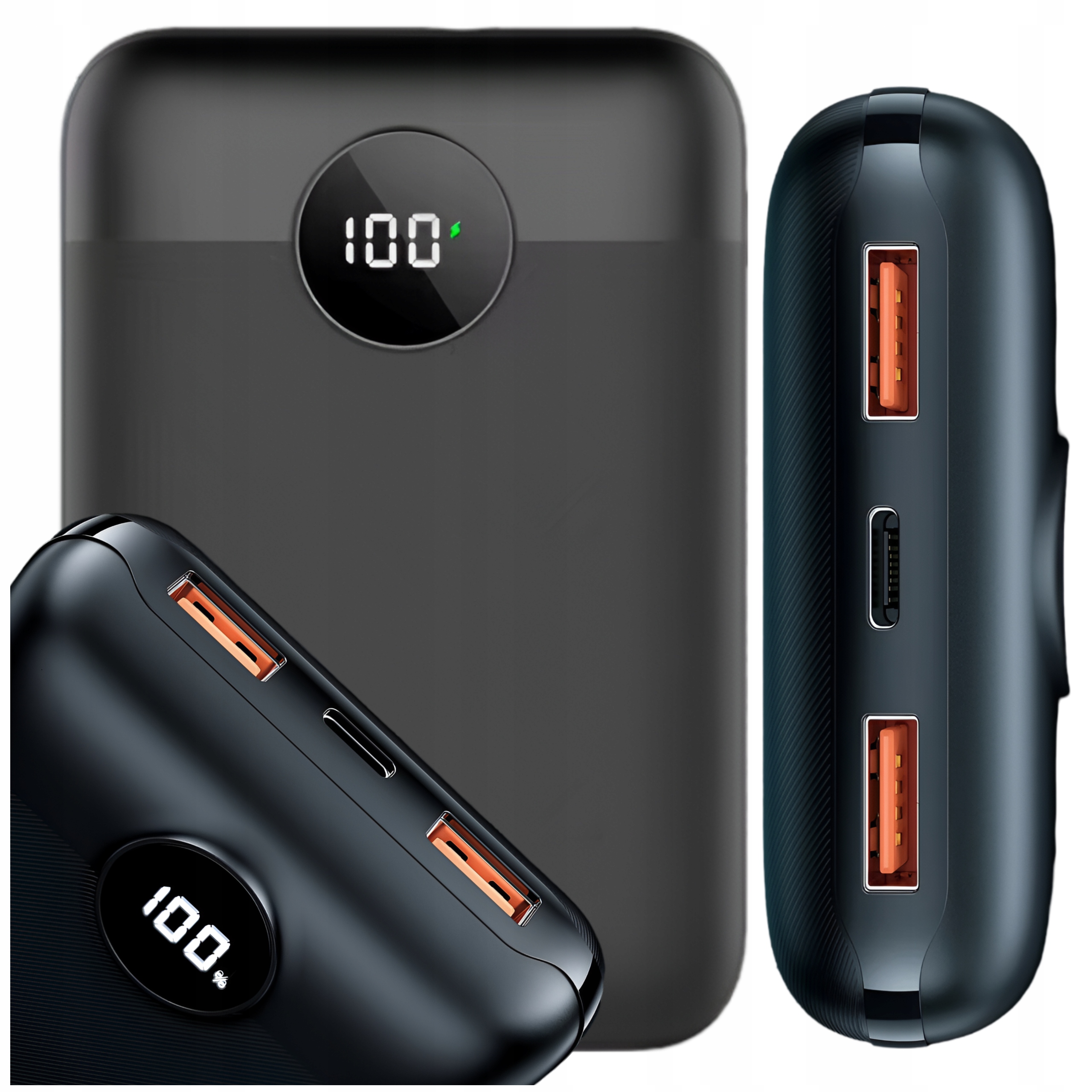 Powerbanka ER_MAX 20000 mAh čierna