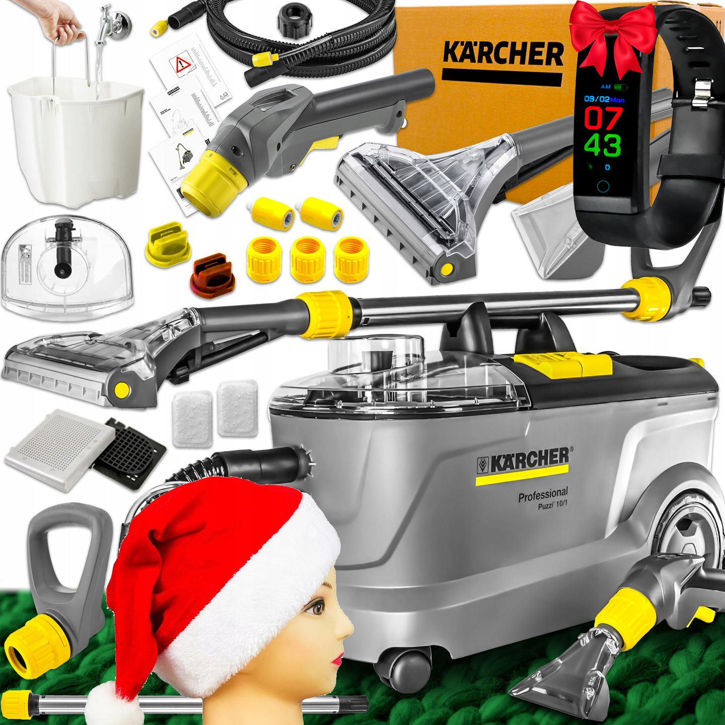 Odlet z vysávača Kärcher najnovší Karcher Puzzi 10/1 Turbo Pro 1250 W