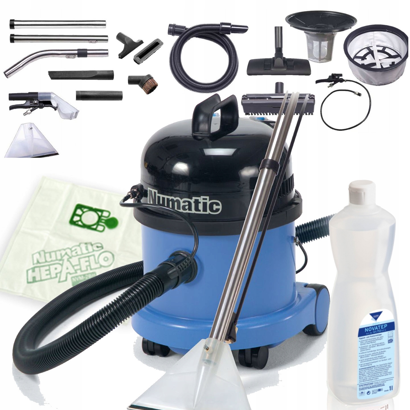 Depot vákuový čistič Numatic CT 370-2 1060 W modrá
