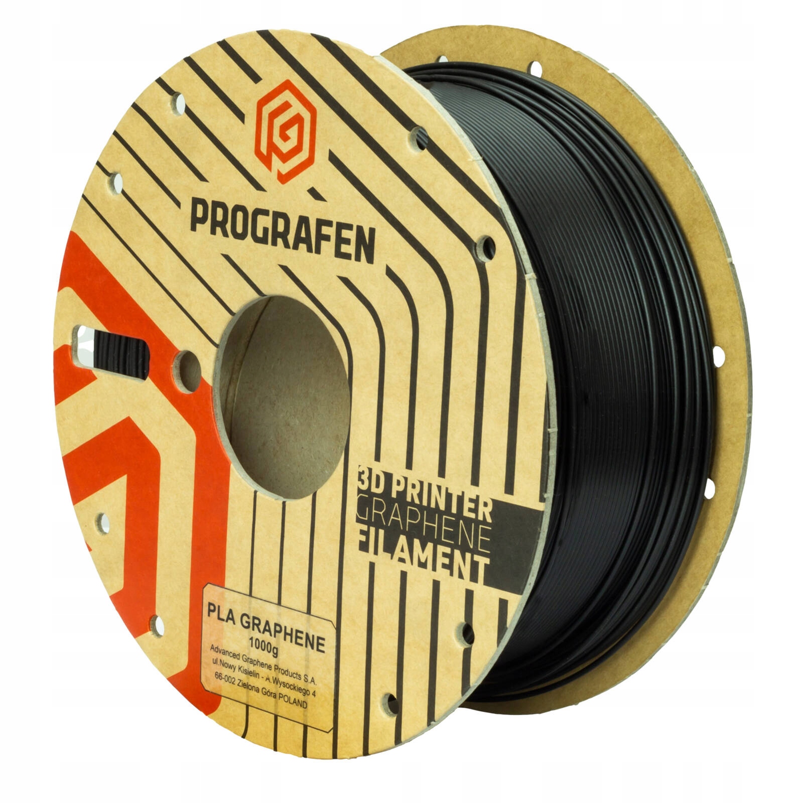PLA Prografen filament 1,75 mm 1000 g čierny