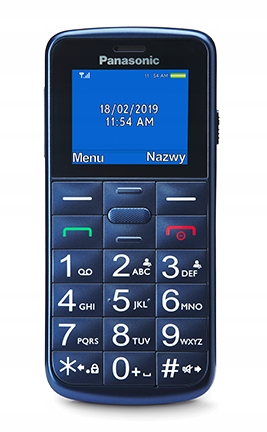 Mobilný telefón Panasonic KX-TU110 512 MB / 32 MB modrý
