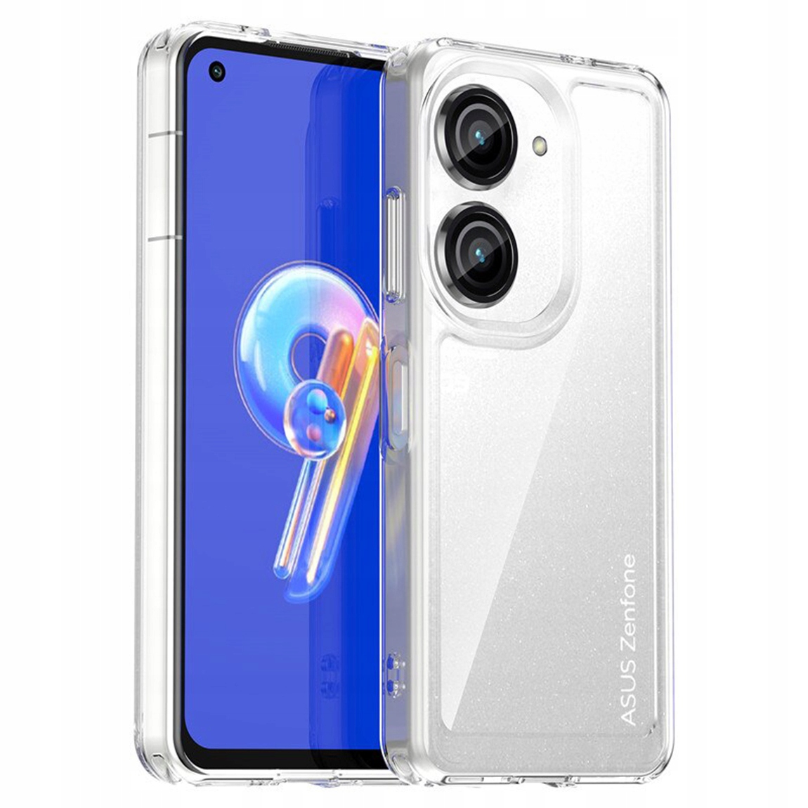NTX chrbát do asus zenfone 9 tvrdé brnenie bezfarebné