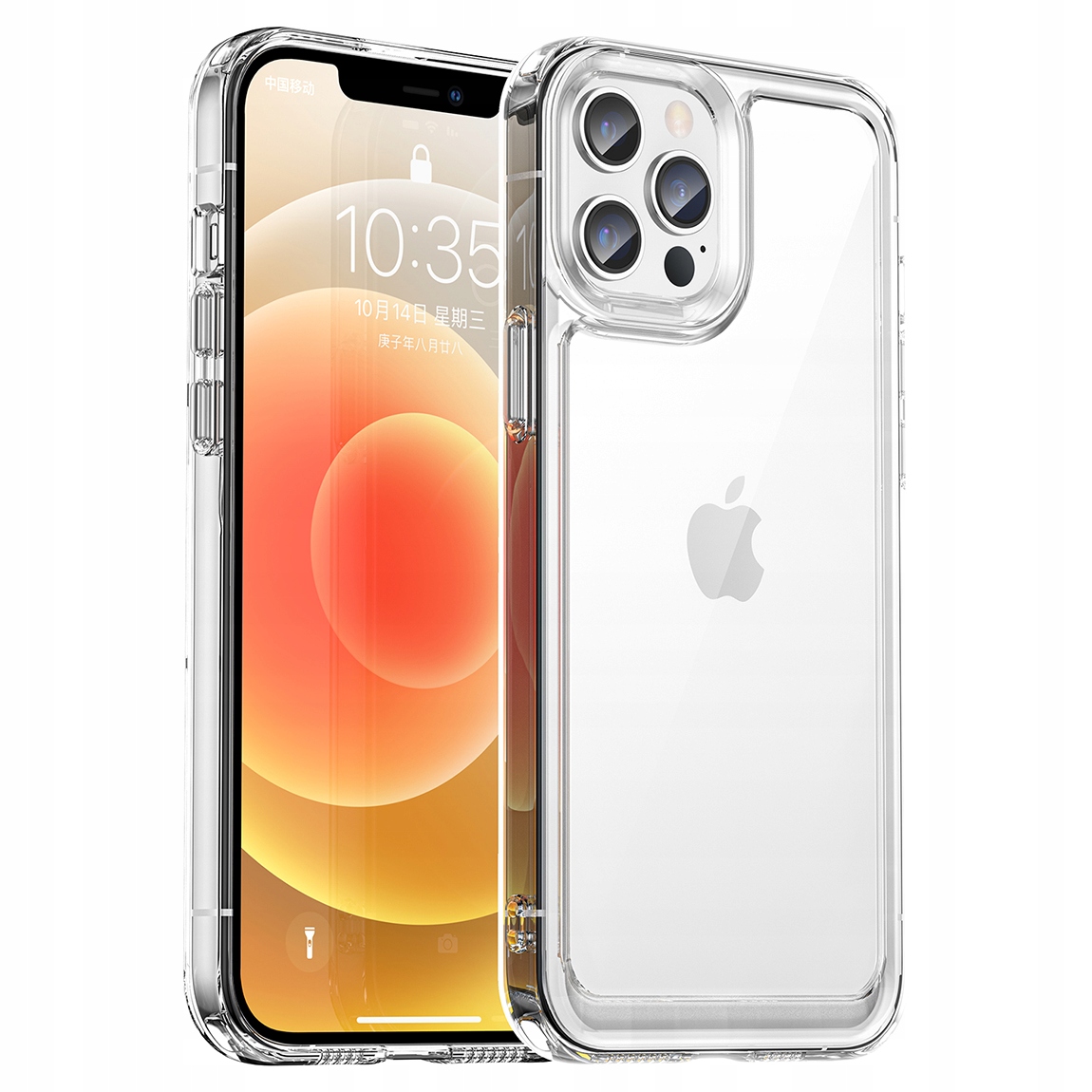 NTX chrbty pre iPhone 12 Pro tvrdé brnenie bezfarebné