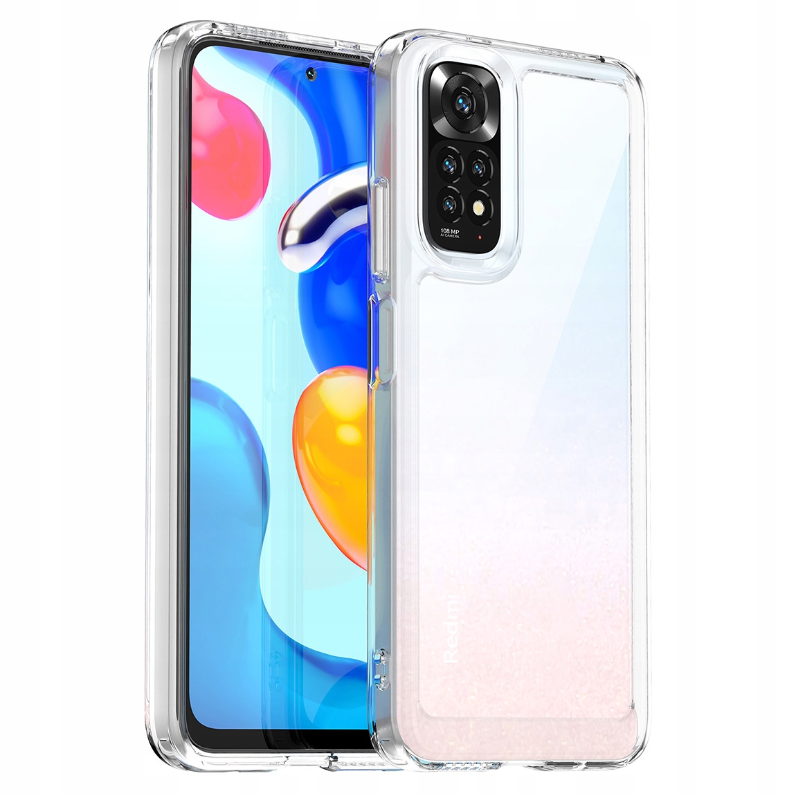 NTX späť na Xiaomi Redmi Note 11/11S tvrdé brnenie bezfarebné