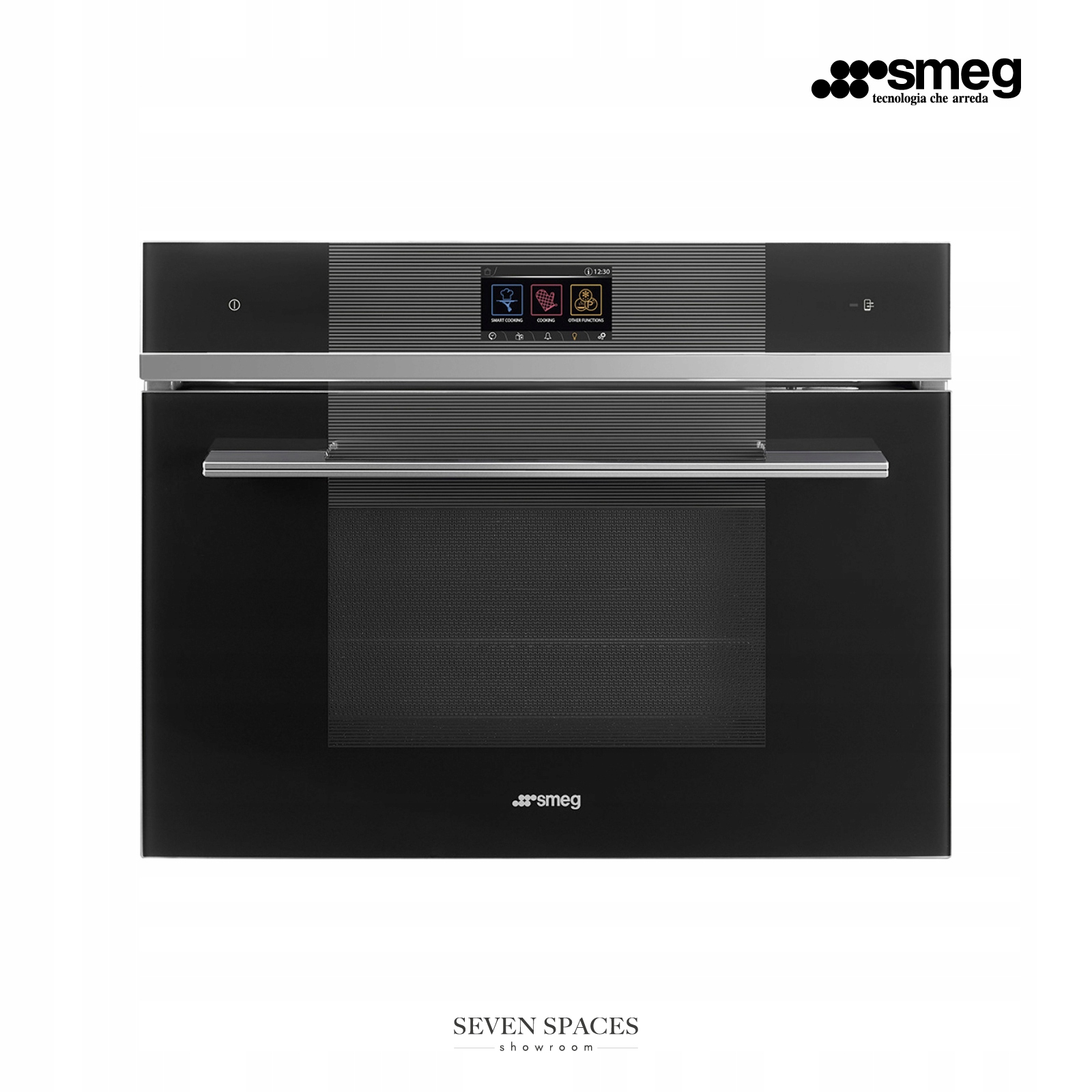 SMEG SF4104WMCN Rúra s čiernym skleneným mikrovlnným rúre