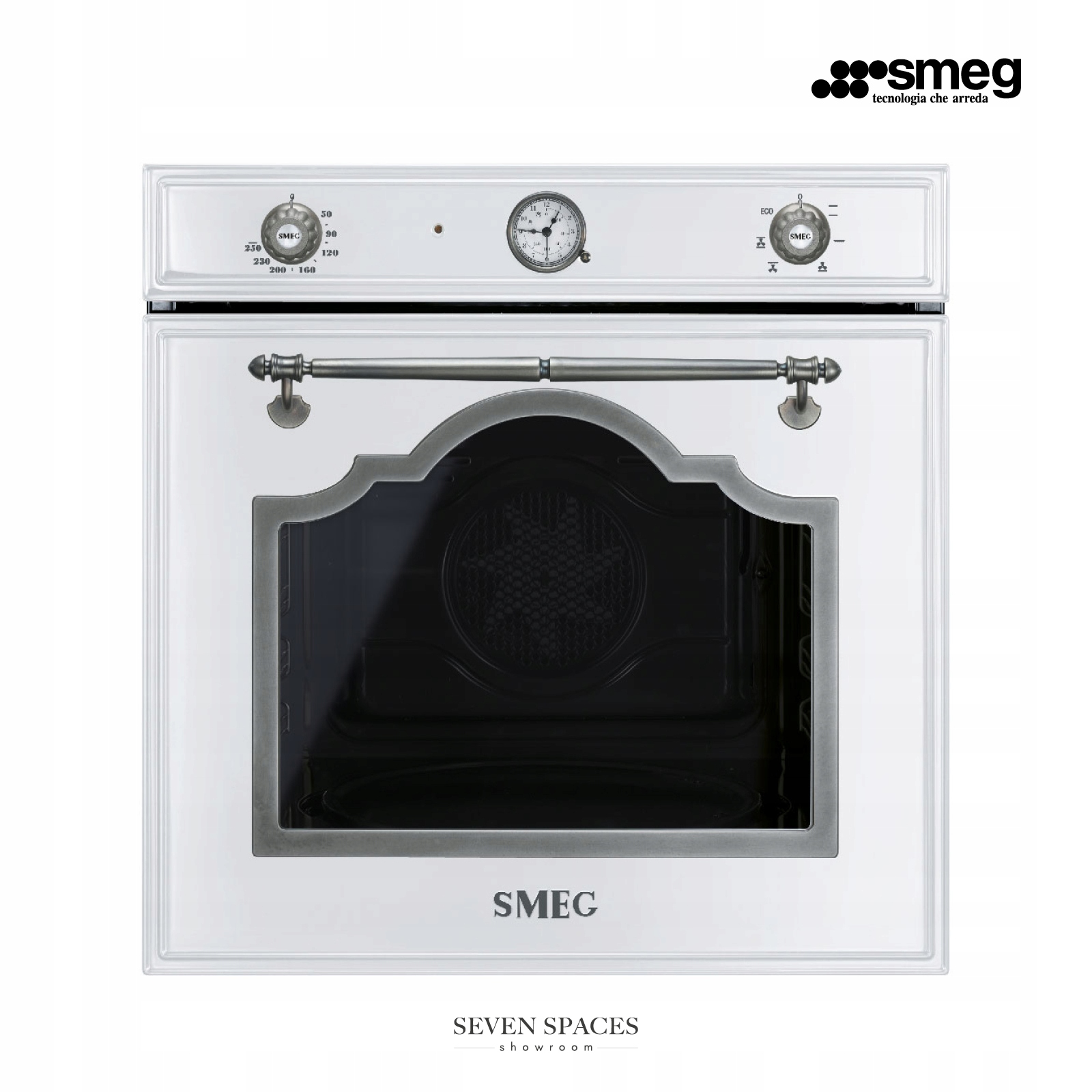 Elektrická rúra SMEG SF700BS Biela 70L
