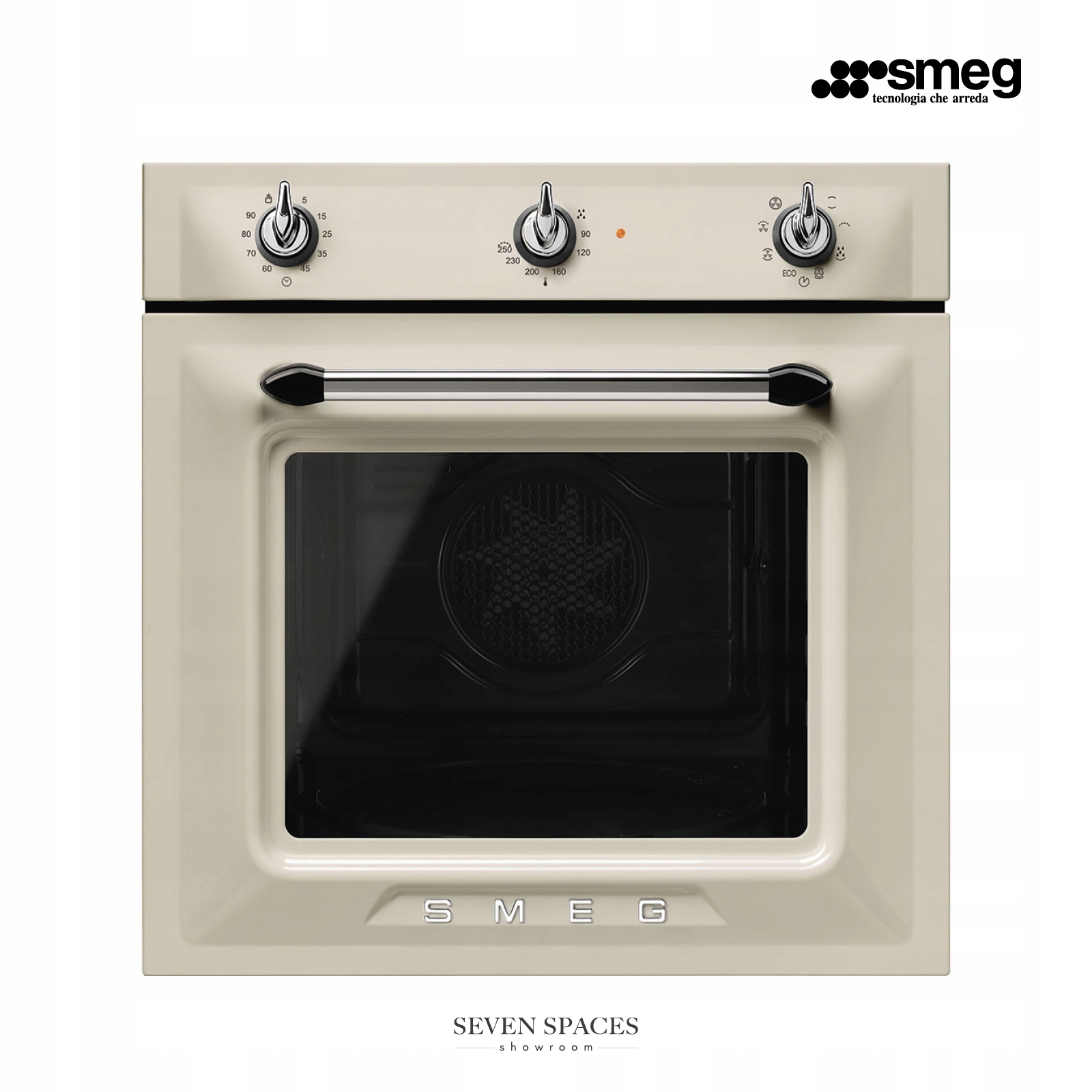 Elektrická rúra SMEG SF6905P1 Cream 70L
