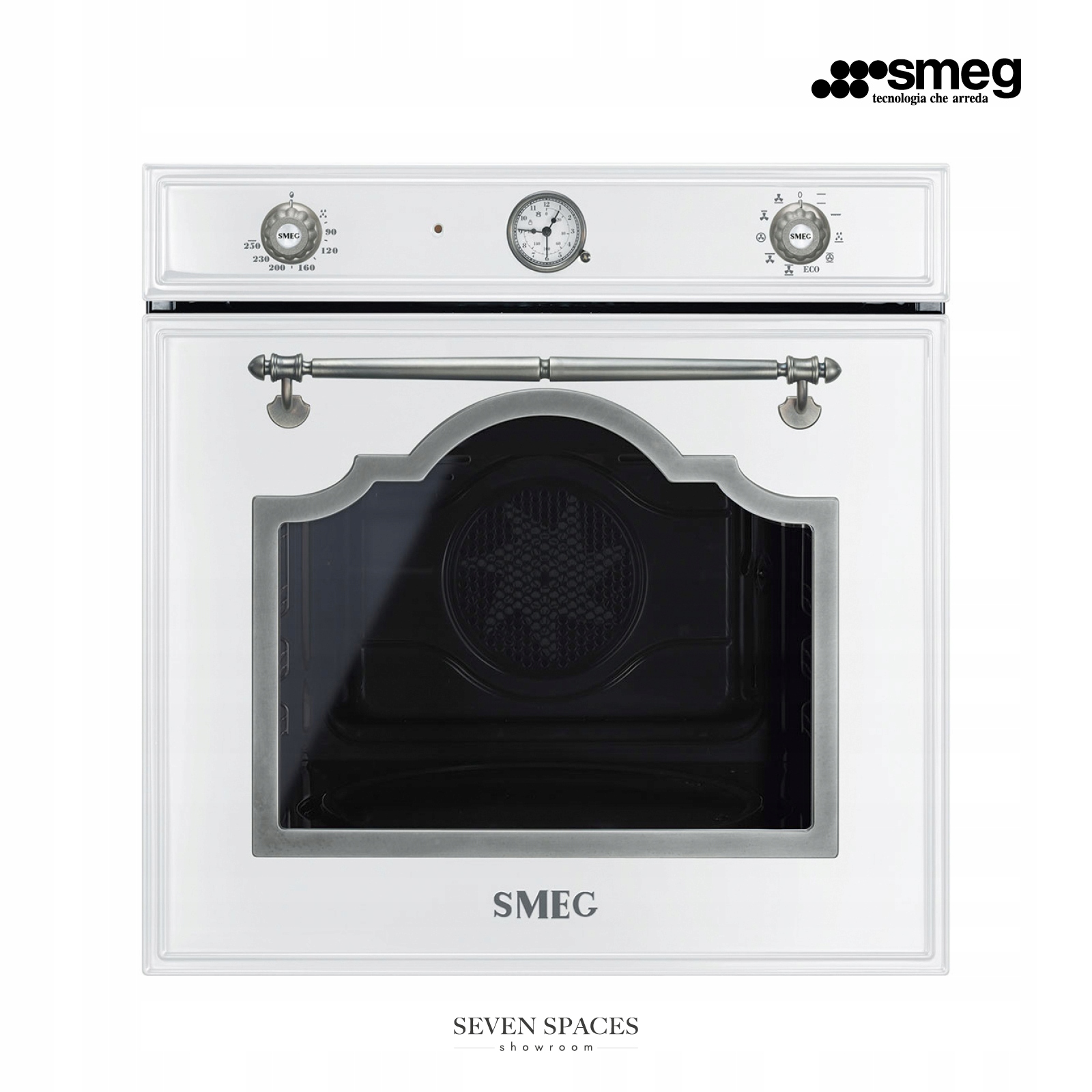 Elektrická rúra SMEG SF750BS biele 70L