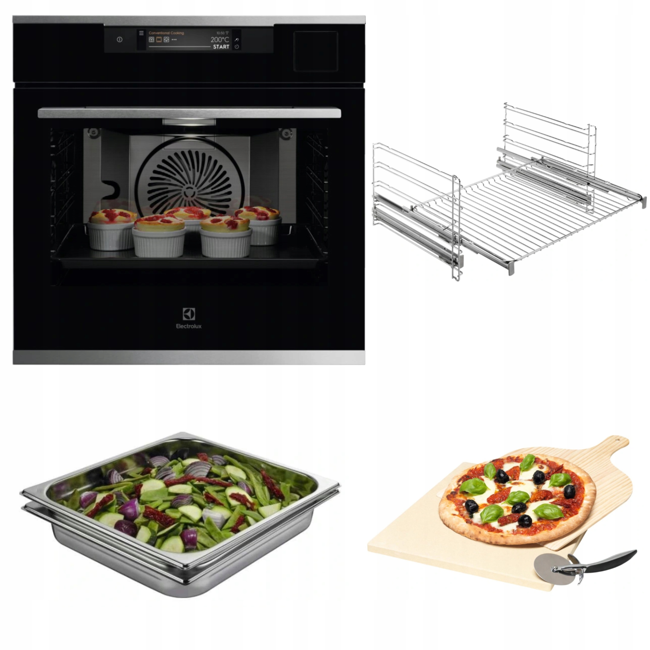 Electrolux parná rúra KOAAS31CX + GRÁTIS