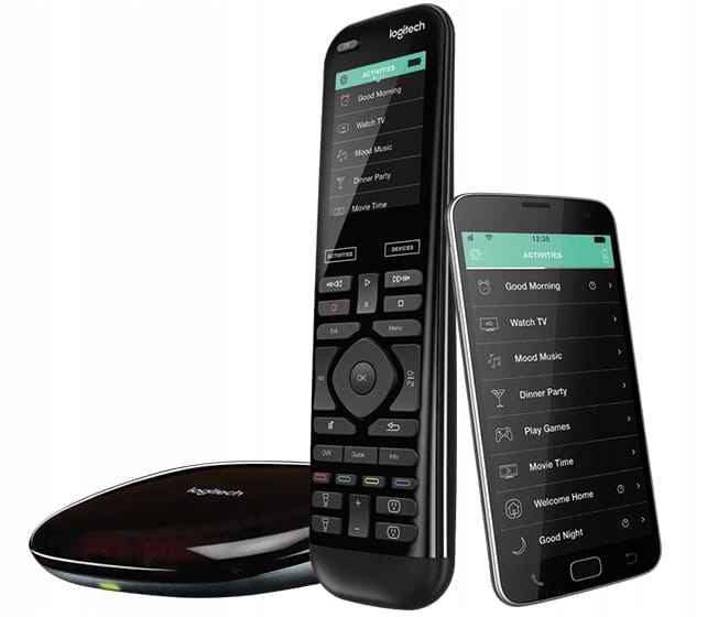 Universal Pilot Logitech Harmony Elite Black