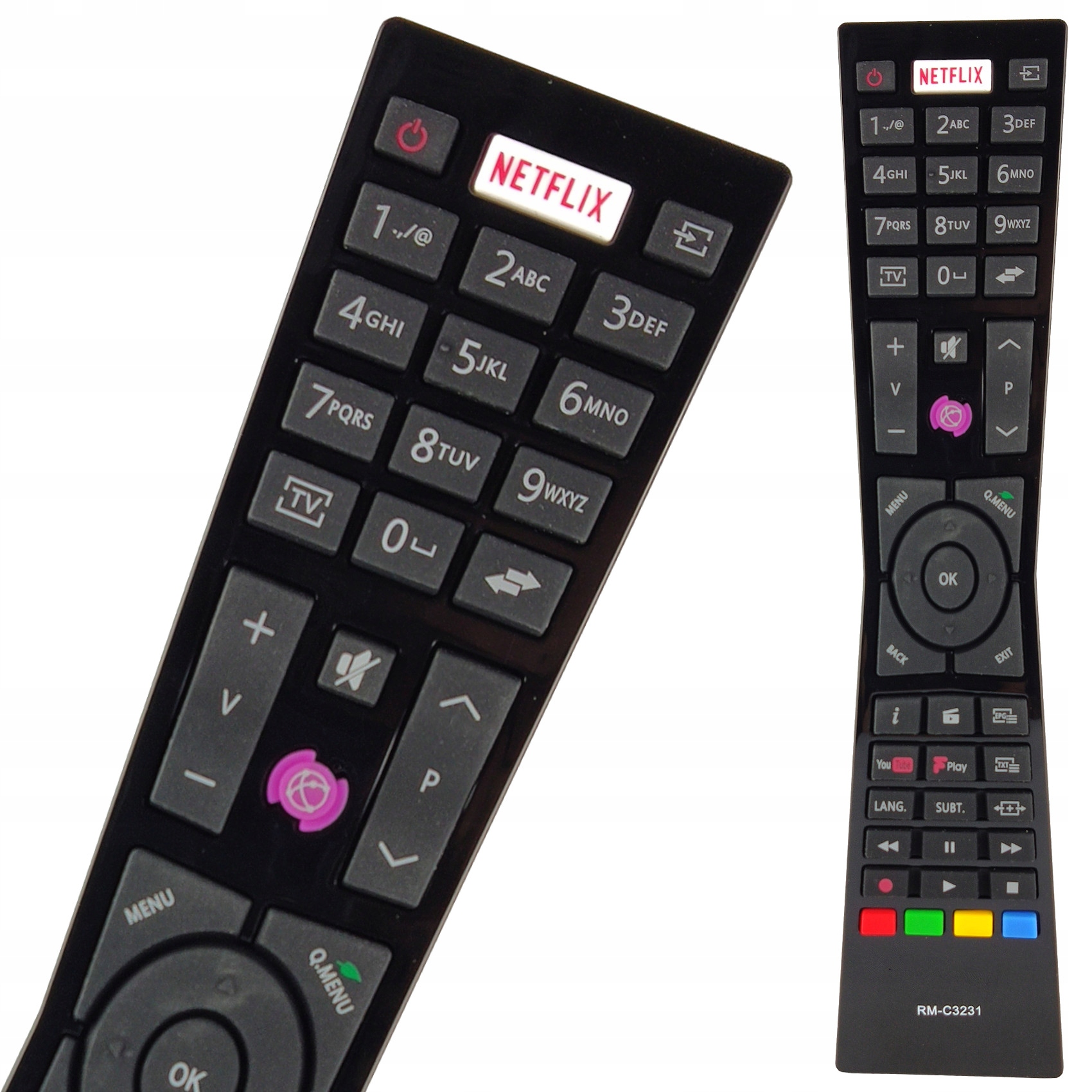 JVC RM-C3231 čierne diaľkové ovládanie