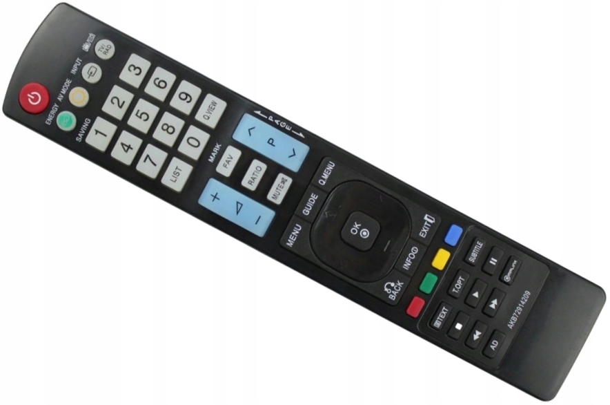 Pilot náhradný televízny plazma lcd lg lg akb72914202 ld lf lh lh lv pj pk pq pv infinia čierny
