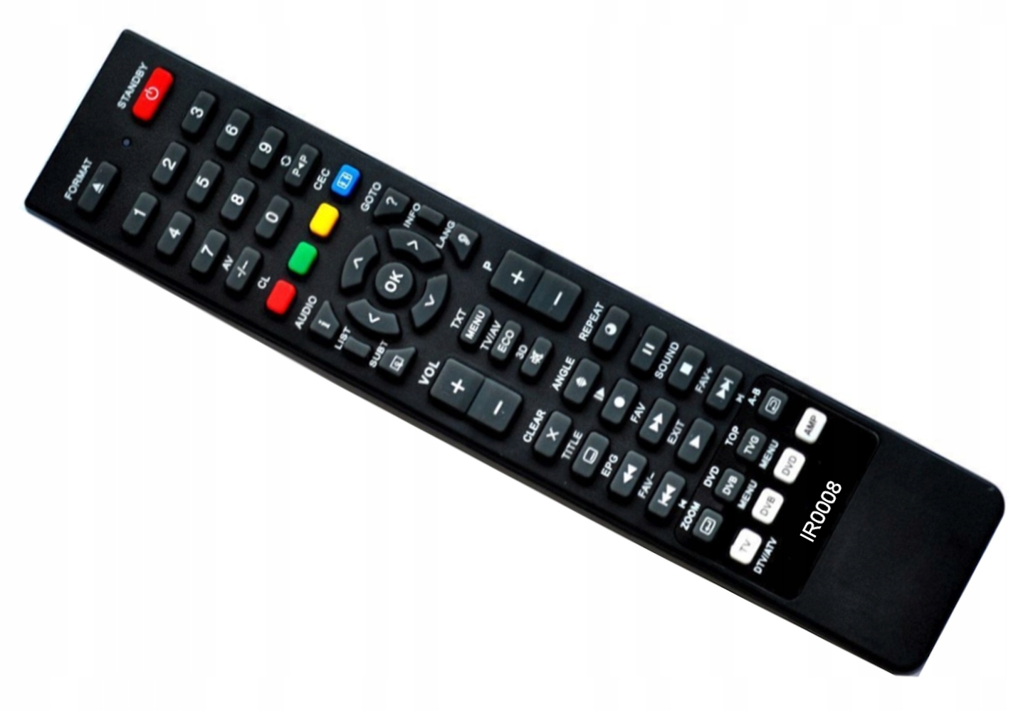 Náhrada pilota LCD LED 3D DVB DVD amp Grundig TP3 TP6 TP7 TP8 TP9 RC2134602 CLE VLC VLE FLE VISON BLACK