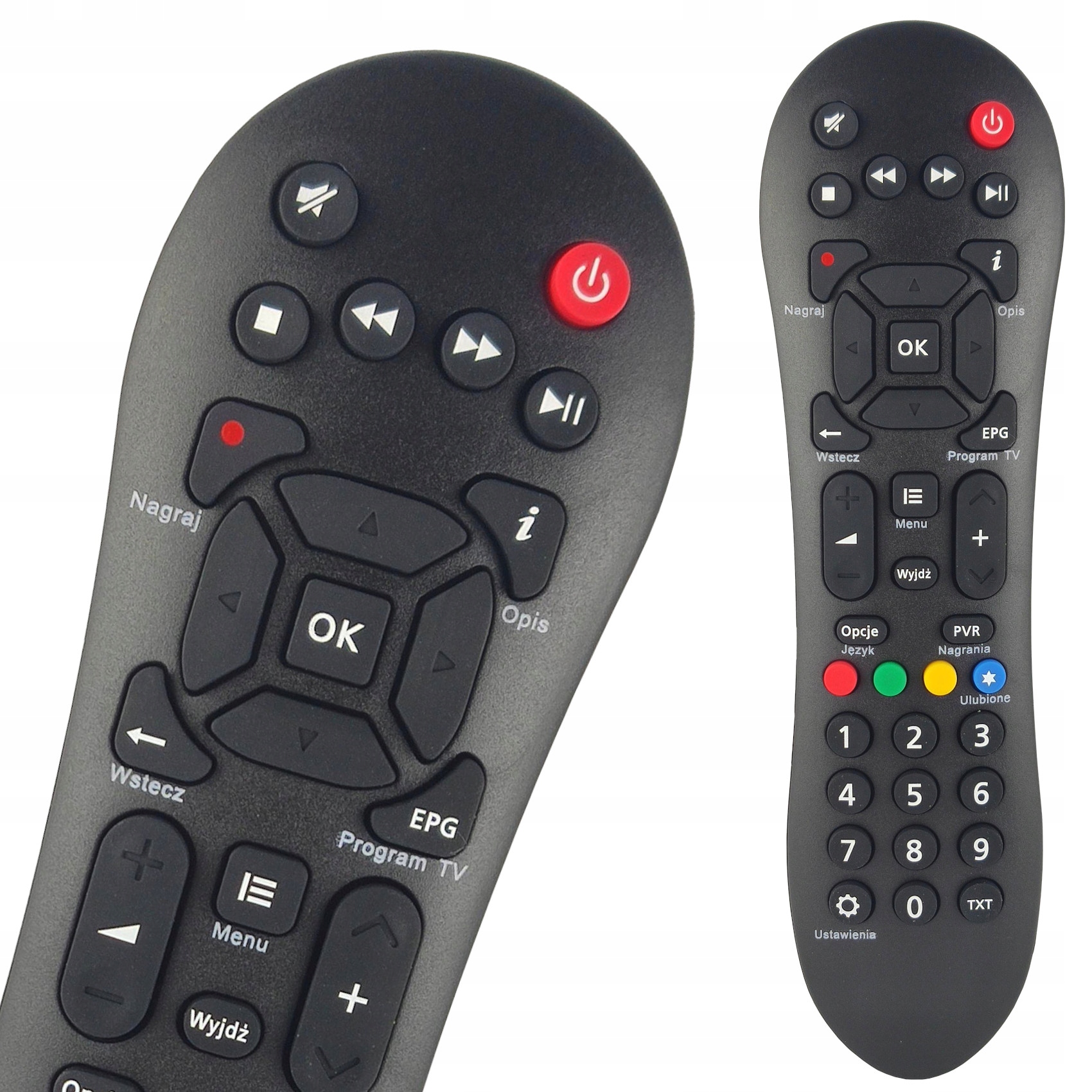 Univerzálny pilot cyfrowy polsat evobox čierny