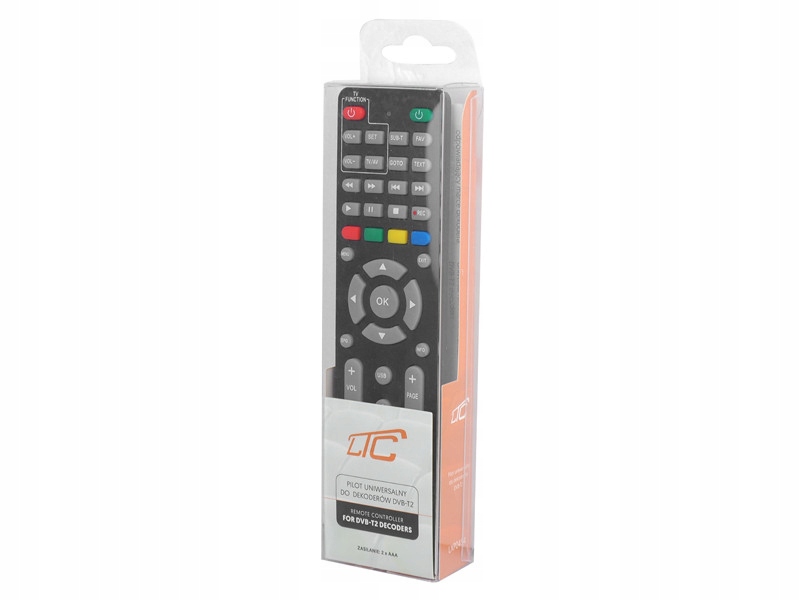 Univerzálne diaľkové ovládanie tunera DVB-T2