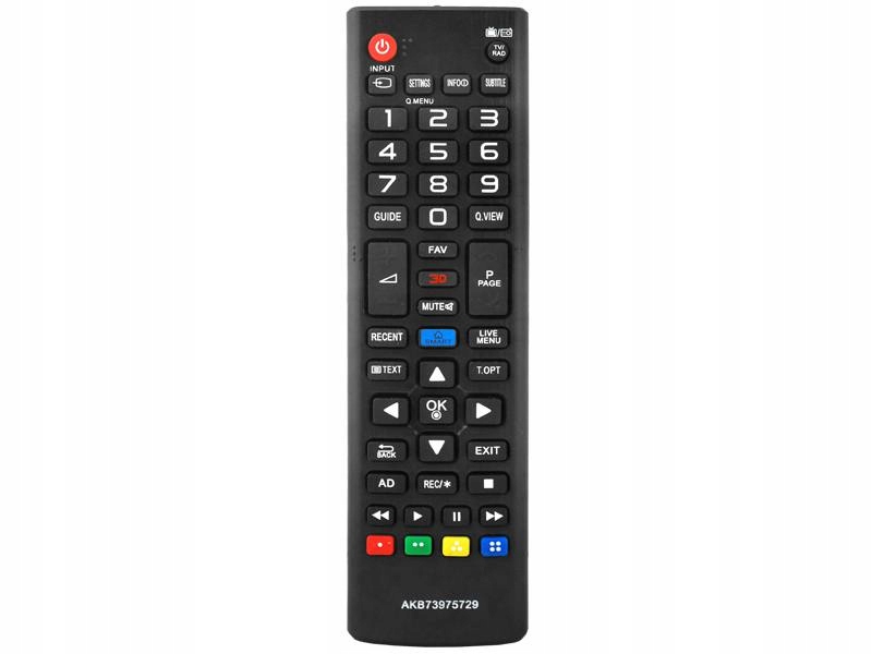 Diaľkové ovládanie pre LG AKB73975729 Smart 3D LCD/LED TV TV