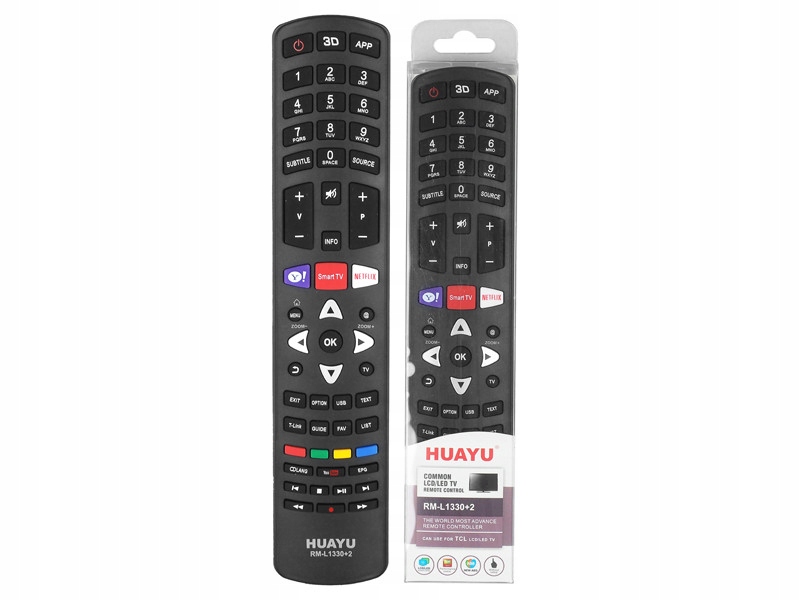 Univerzálny pilot Huayu RM-L1330+2 čierny
