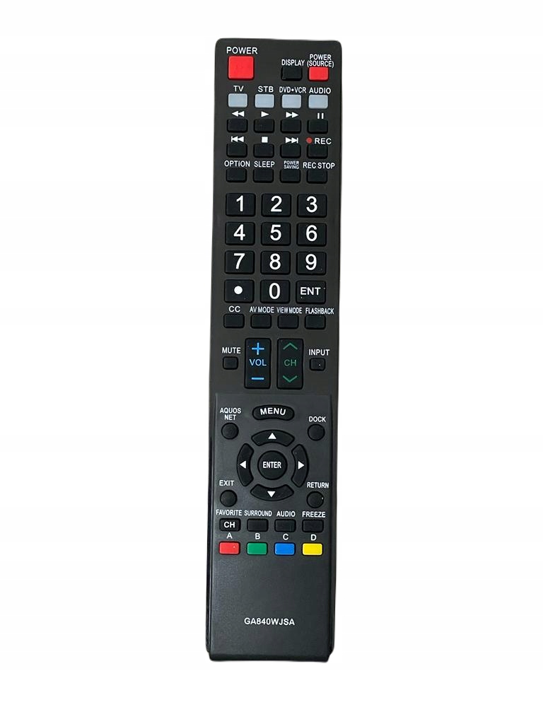 Sharp Aquos GA840WJSA TV diaľkové ovládanie
