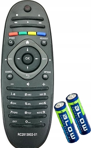 Pilotné náhradné televízor LCD LED Philips 242254902543 CRP606 RC2813803 313923822061 od 22pfl do 55pfl čiernej farby