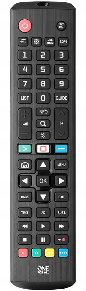 Universal Pilot One pre všetky Urc4911 čierny