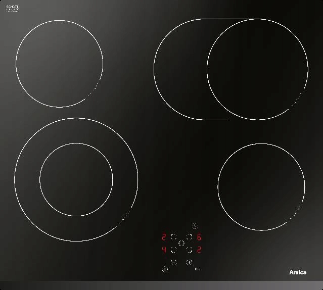 Amica PC 6411PT HeatControl keramickou doskou