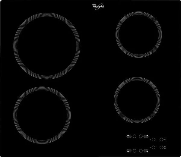 Sklokeramická varná doska 4 Whirlpool AKT801NE 60cm poľa