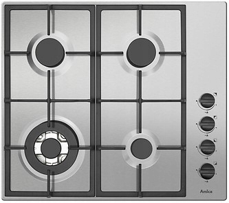 Gassboard Amica PGB6111APR INOX 4PALNIKI / WOK
