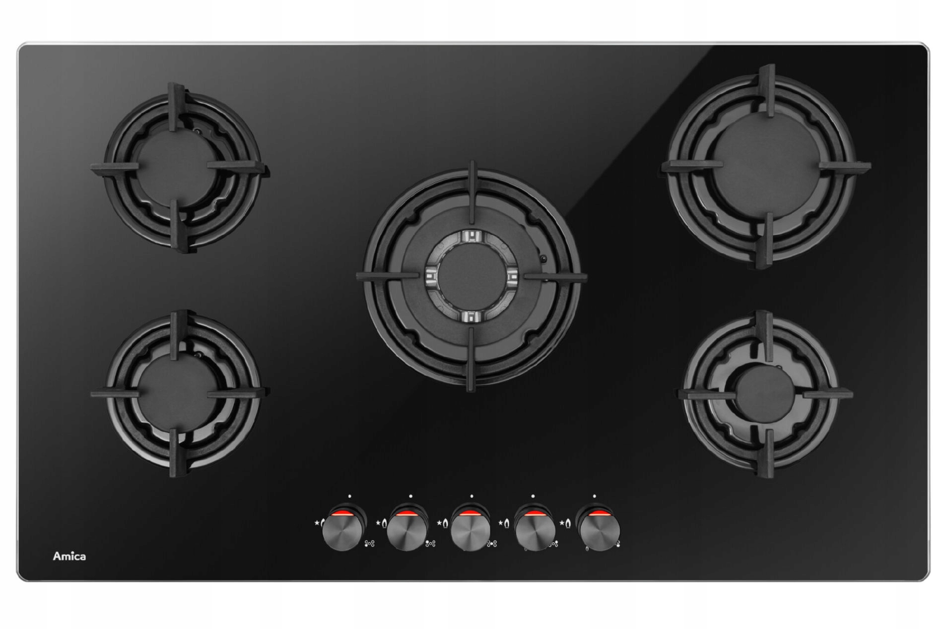 Amica PGCA 9101AB 86cm plynová doska 5 horákov