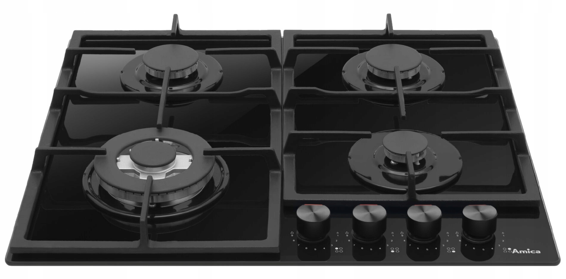 Amica PgCD6111APFB WOK Plynová doska, plameň, extraspa